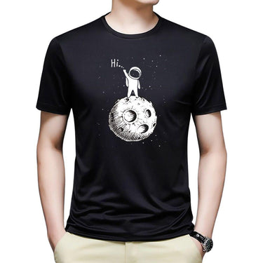 Men's Astronaut T-shirt S to 5XL, Astronaut Selfie, Astronaut On Moon, Astronaut Skateboarding, Funny Boys Tee from NSE Imports #1.